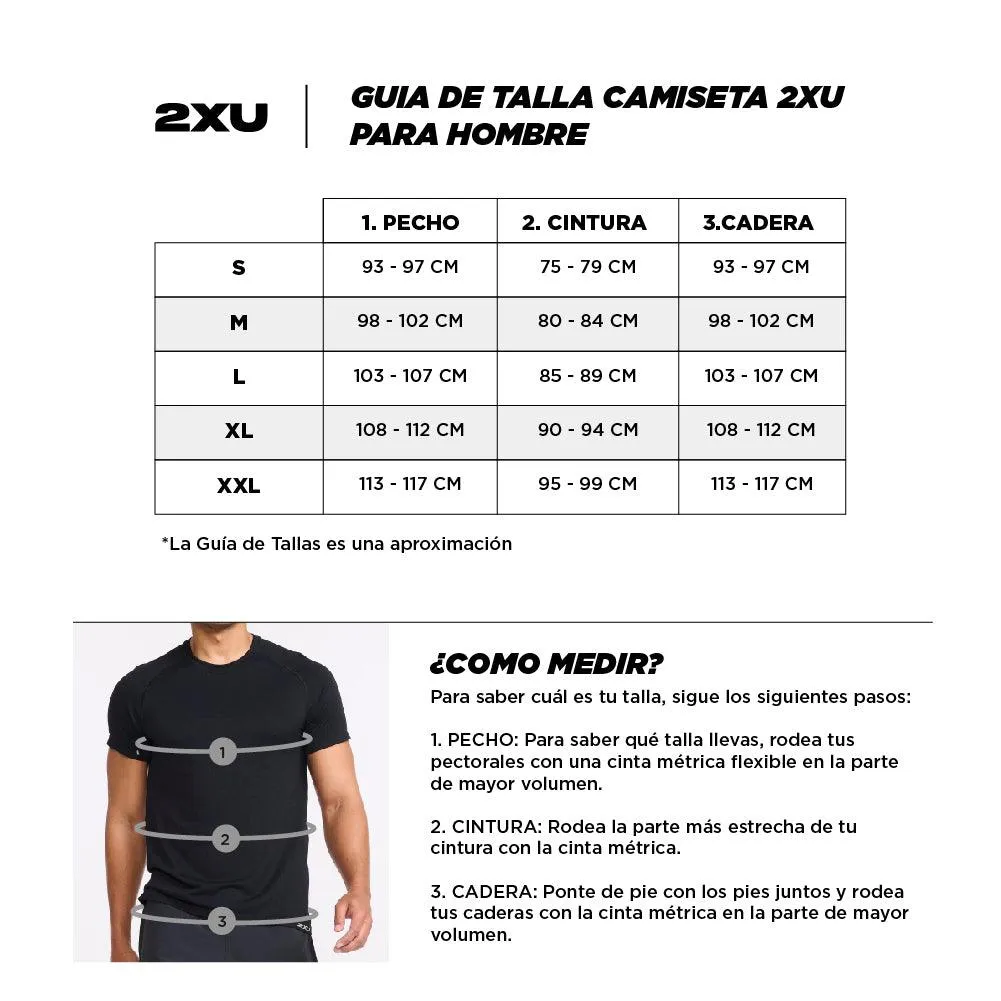 2XU Camiseta Aero Tee Hombre