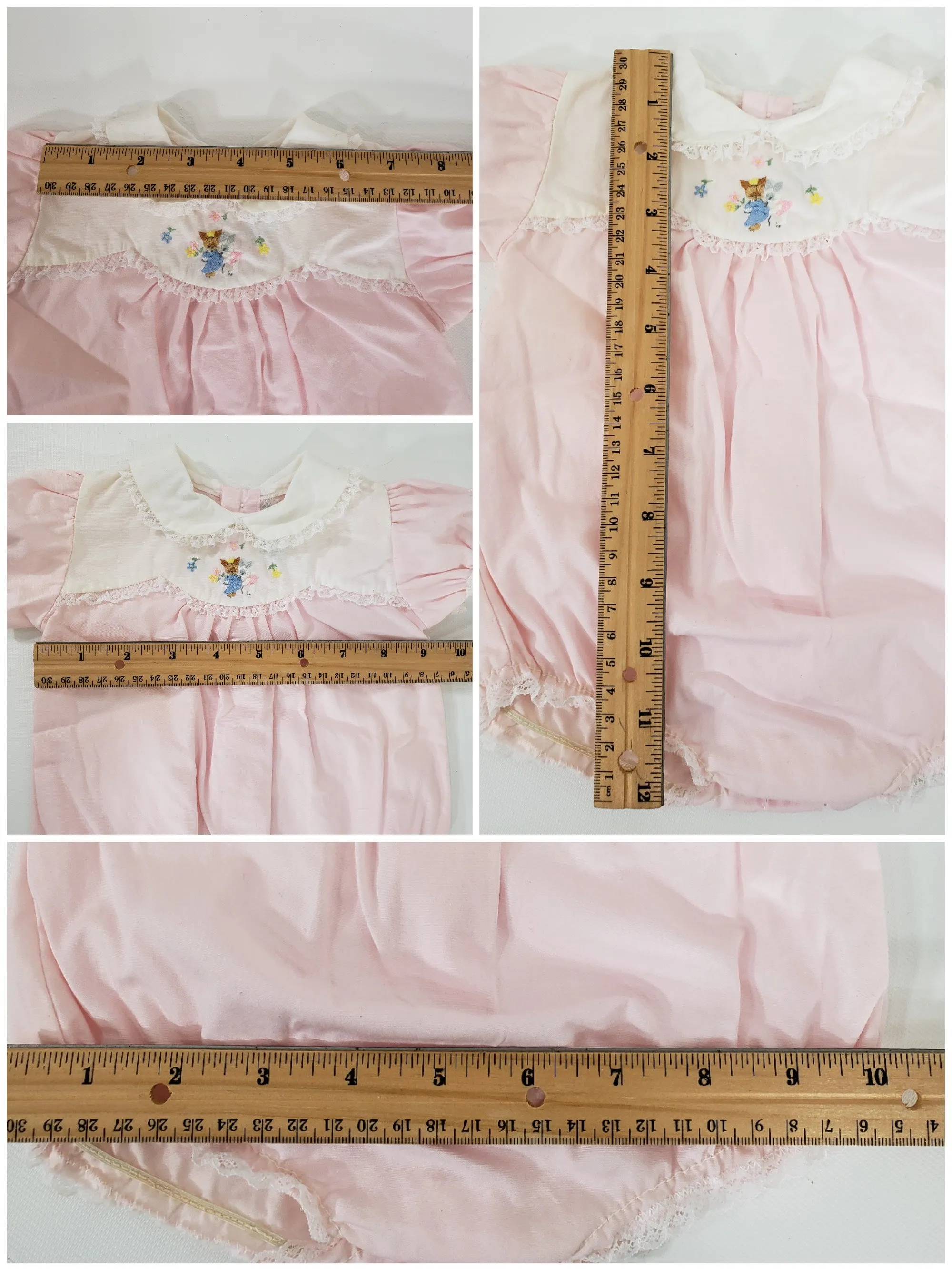 50s/60s Baby Bubble One-Piece Playsuit - 0-3 mos.