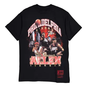 76ers Bling Ss Tee Iverson Black