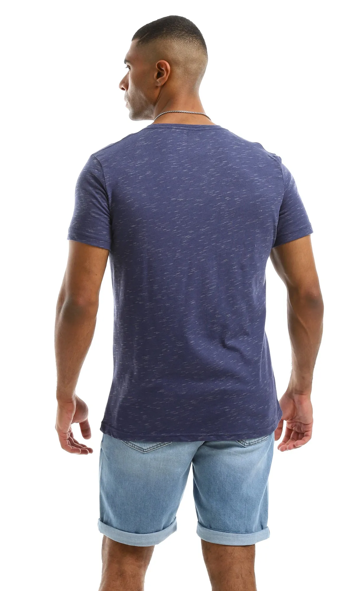 97920 Heather Navy Blue Summer Tee