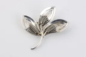 Aarre & Krogh 925 Silver Vintage Three Petal Lily Pendant (7.15g.)