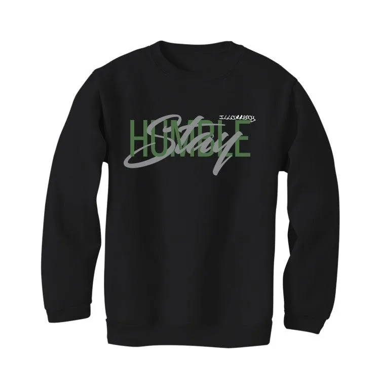 AIR JORDAN 1 ZOOM ZEN GREEN Black T-Shirt (Stay Humble)