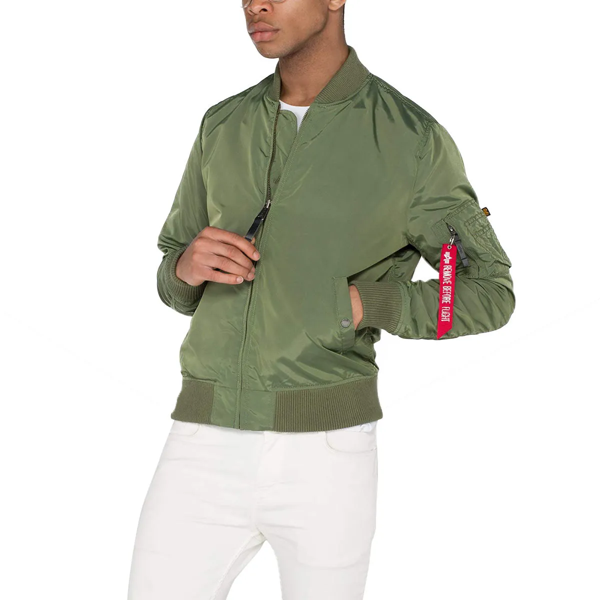 Alpha Industries MA-1 TT Flight Jacket Sage Green