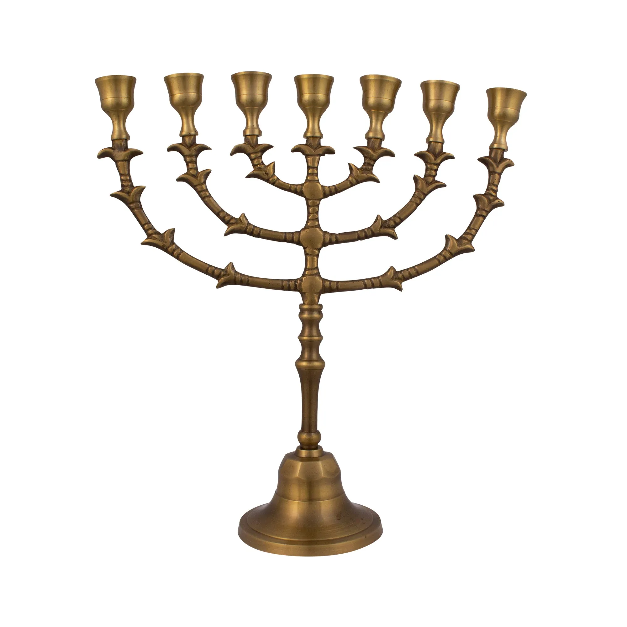 Authentic Bronze Plated Menorah 12″ / 30cm