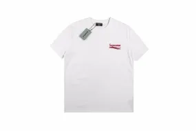 Balenciaga x Supreme T-shirt with Front Logo (White)