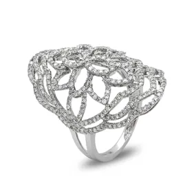 Bassali White Gold and Diamond Ring