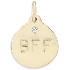 BFF Disk Charm With Diamond