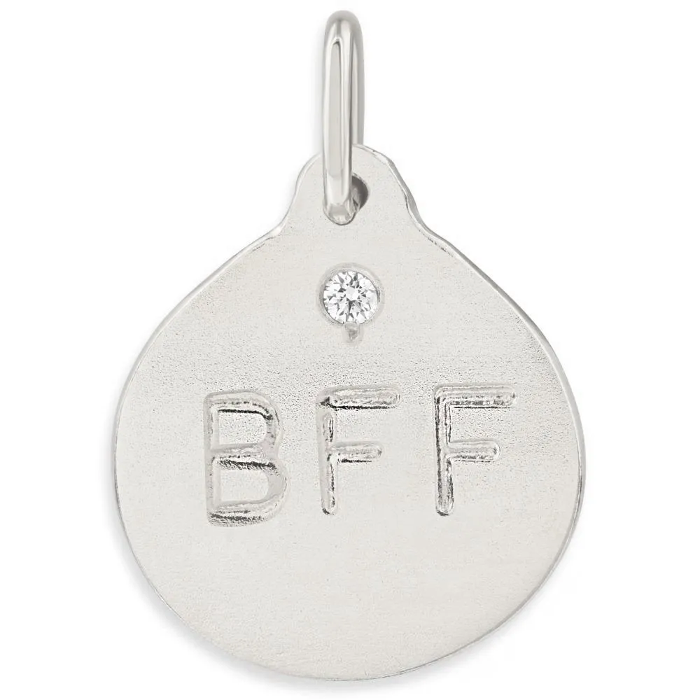 BFF Disk Charm With Diamond