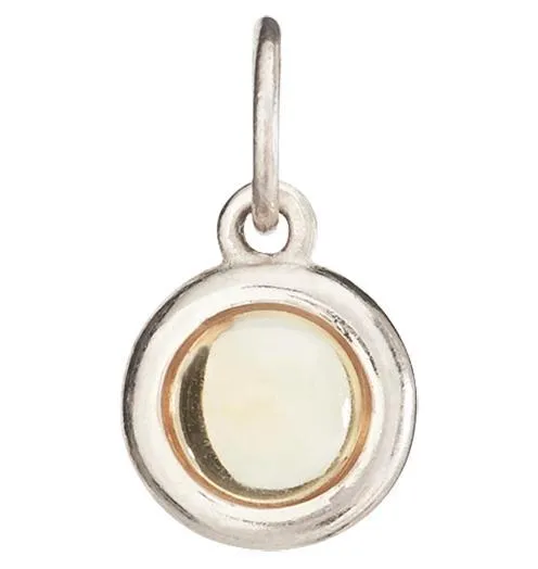 Birthstone Cabochon Charm With Citrine