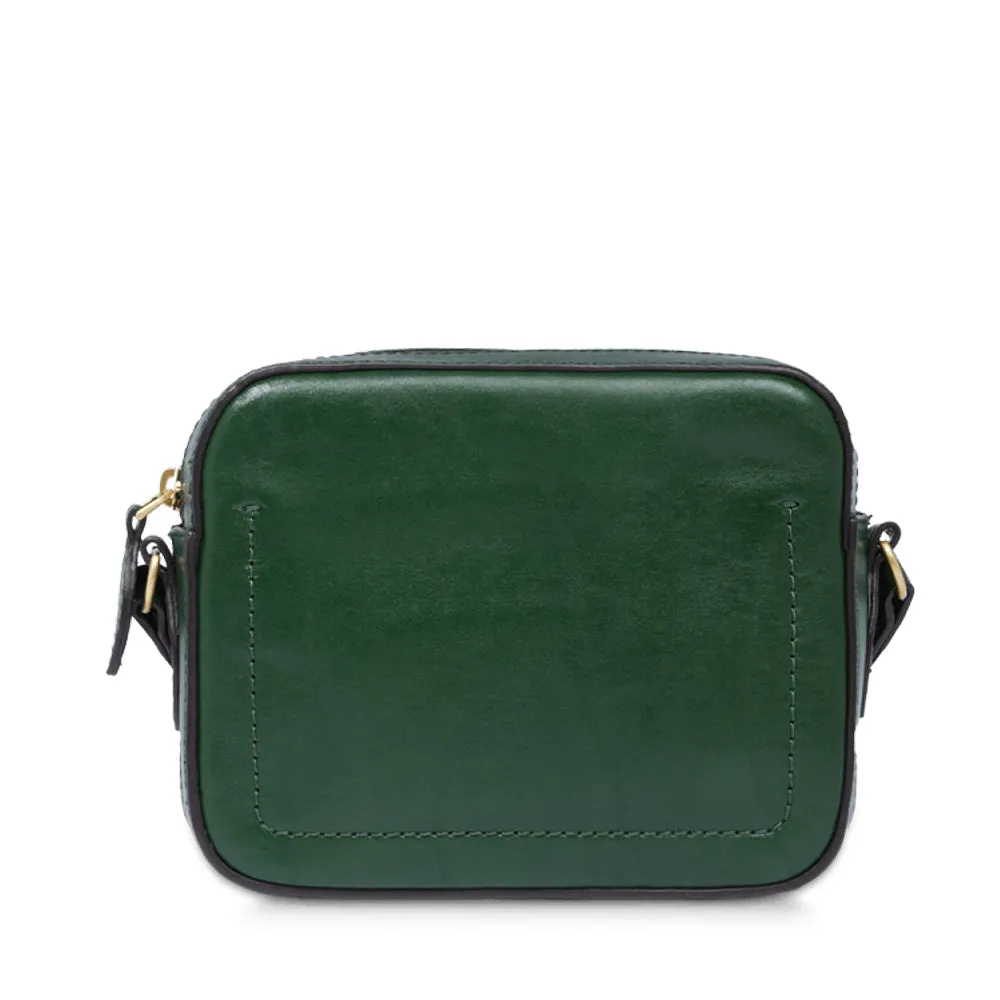 Camera Case a Tracolla THE BRIDGE linea Bettina in Pelle Verde