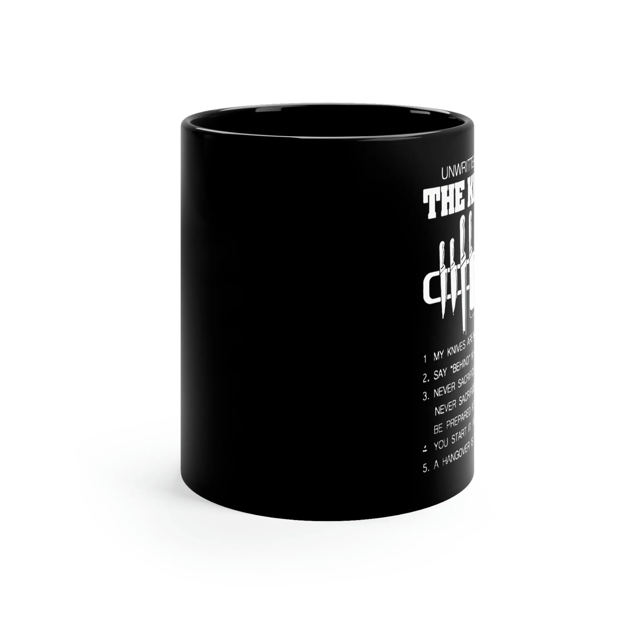 Chef Black Mug desigh