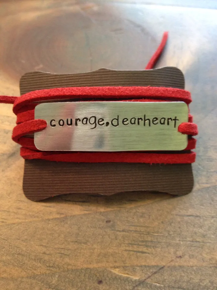 Courage Dear Heart, Wrap Bracelet