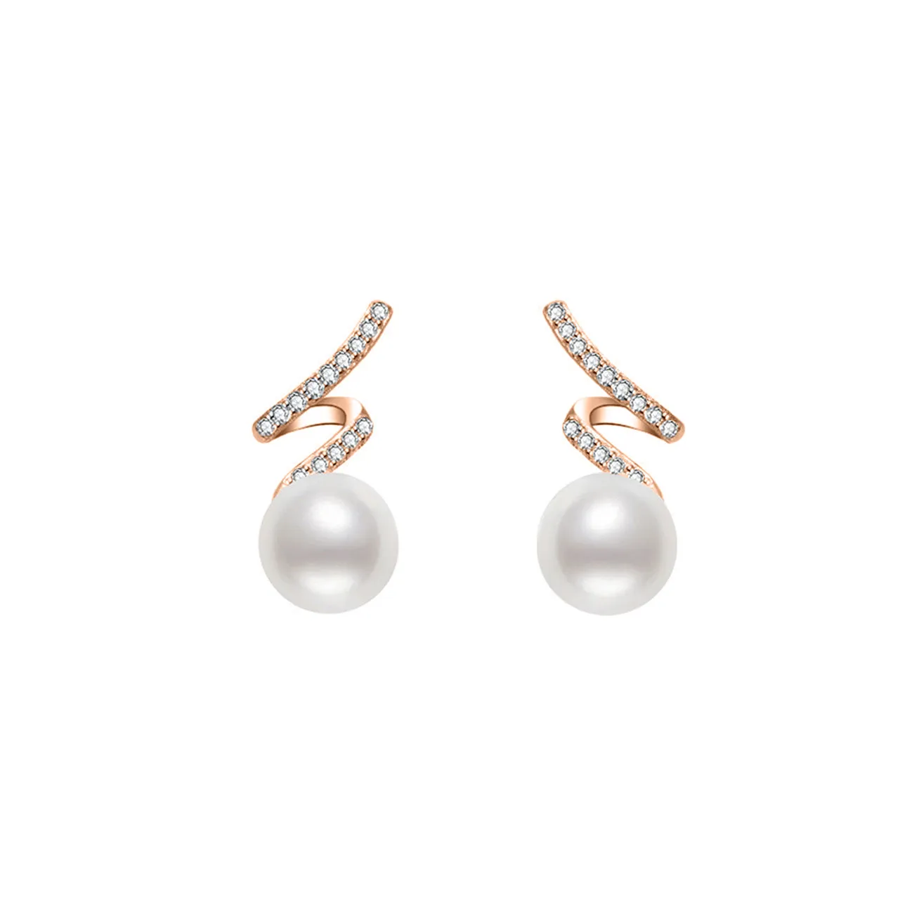 Elegant Freshwater Pearl Earrings WE00618 | S Collection