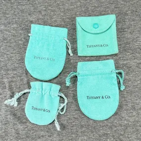 Estate Tiffany & Co Set of 4 Pouches EMPTY