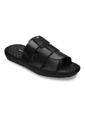 Ezok Men Norberto Black Leather Sandal 2301