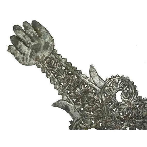 Hamsa Hand of Fatima Staff Standard Emblem Alam