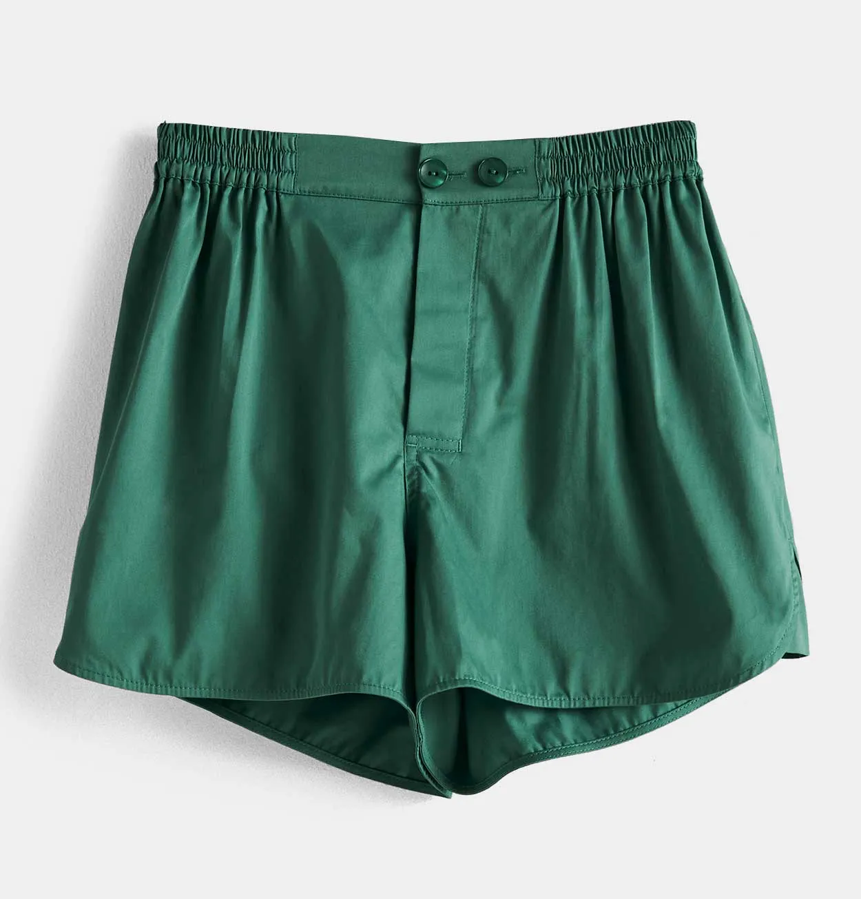 HAY Outline Pyjama Shorts in Emerald Green