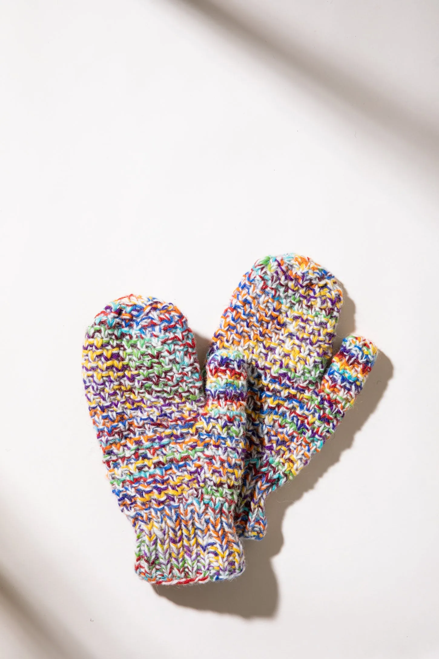 Indreni Wool Rainbow Mittens