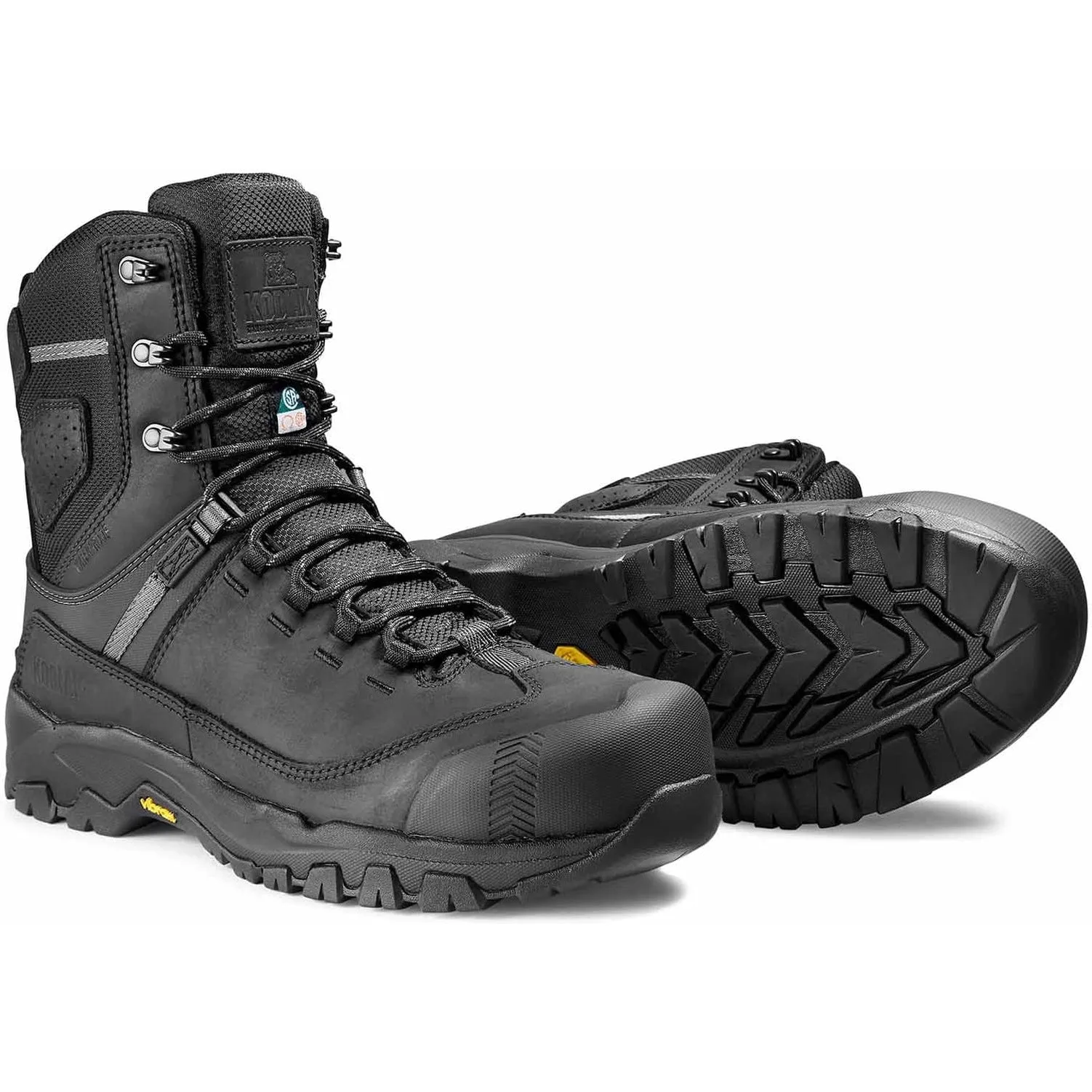 Kodiak Men's Quest Bound 8 Comp Toe WP Safety Work Boot -Black- 4THHBK