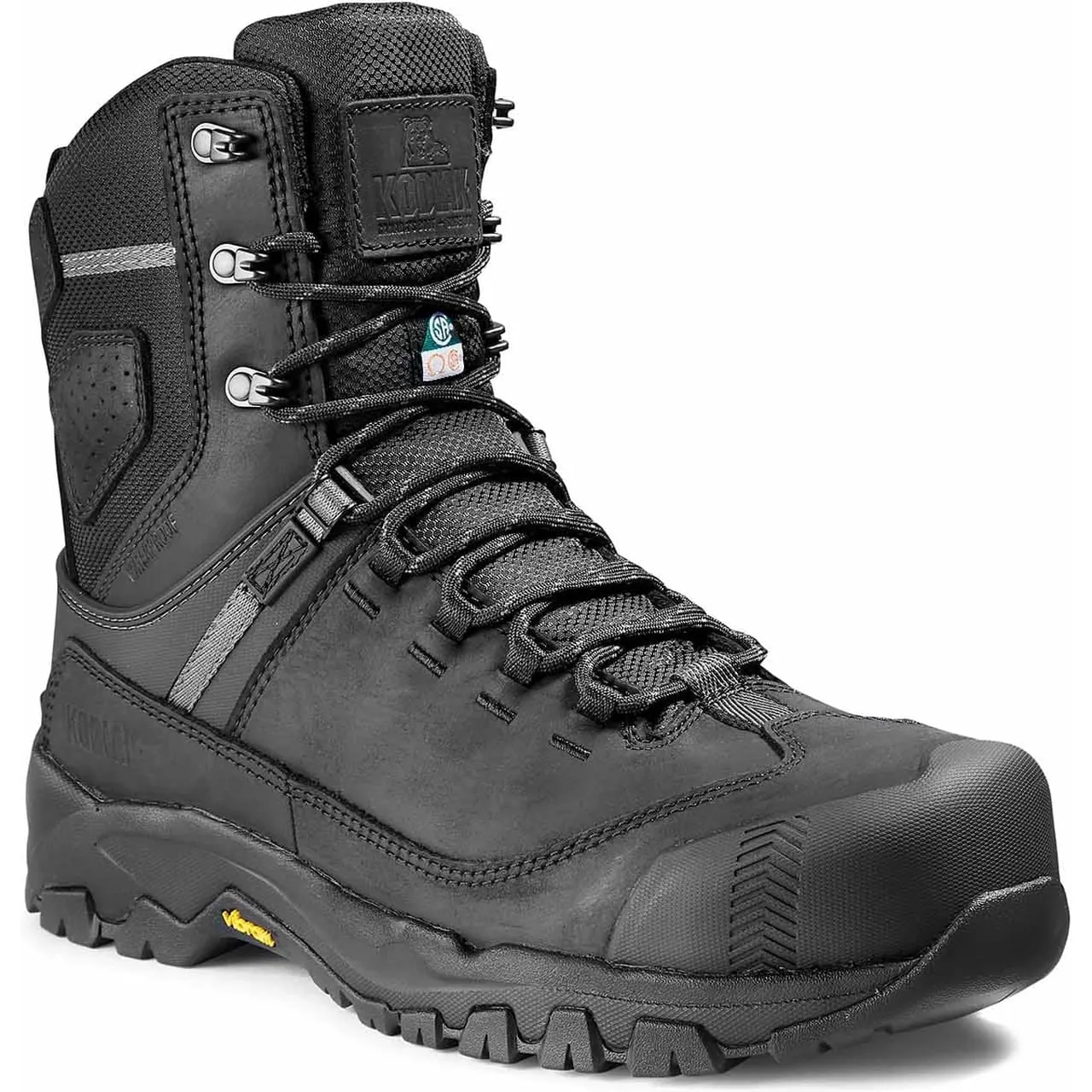 Kodiak Men's Quest Bound 8 Comp Toe WP Safety Work Boot -Black- 4THHBK