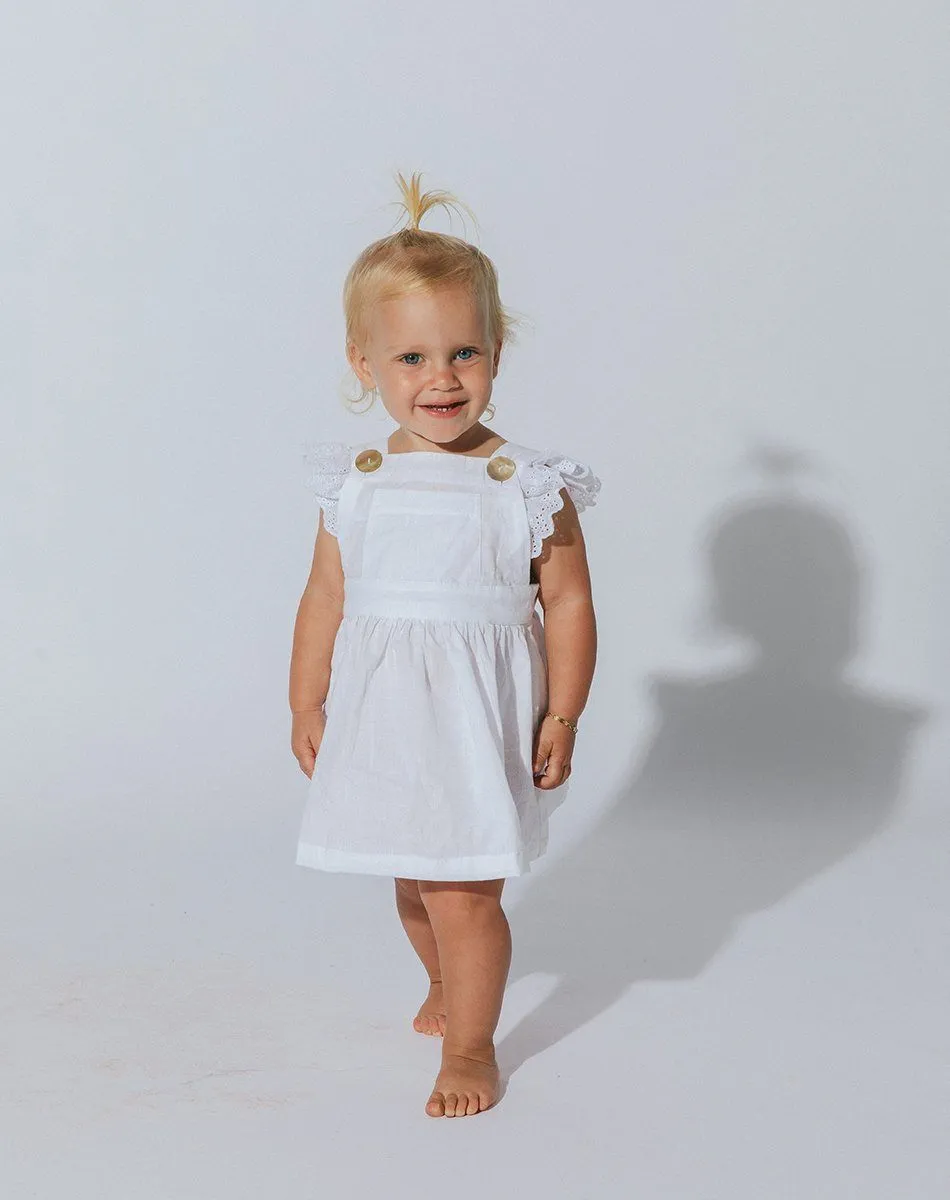 Littles Ellyse Mini Dress | White