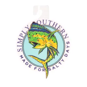 Made For Salty Days Simply Southern Card Decal Sticker