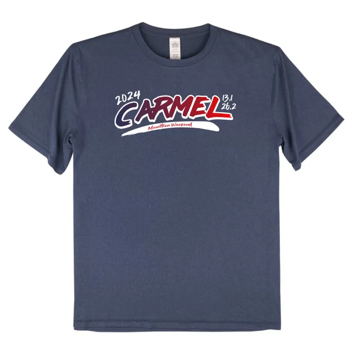 Men's Performance Tech Short Sleeve - Carmel Marathon Weekend