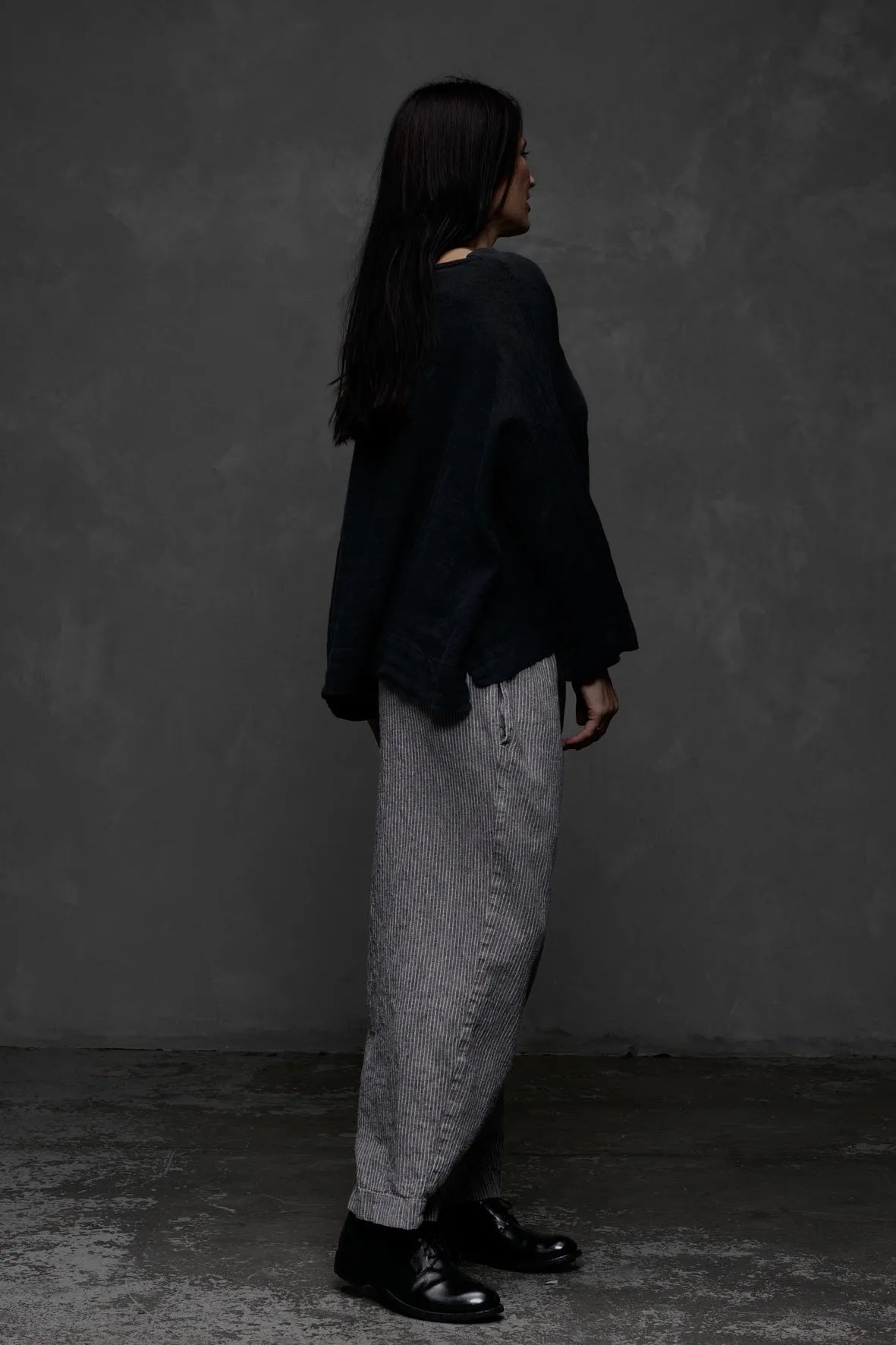 Metta - Sailor Boxy Top - Light Linen