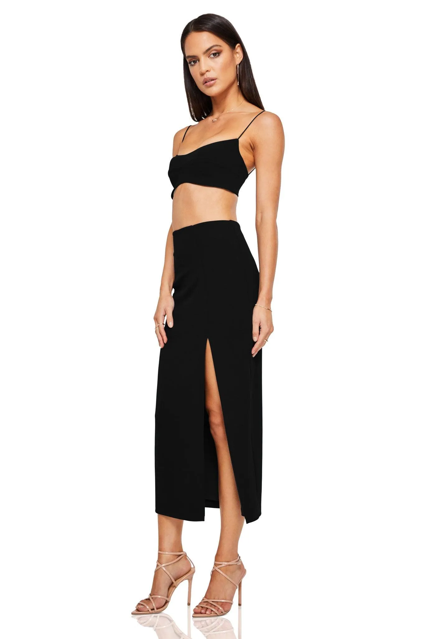 Nookie Maia Crop - Black