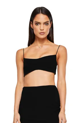 Nookie Maia Crop - Black