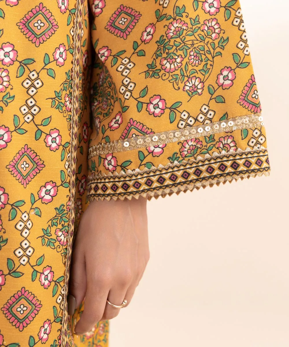 Printed Light Khaddar Shirt