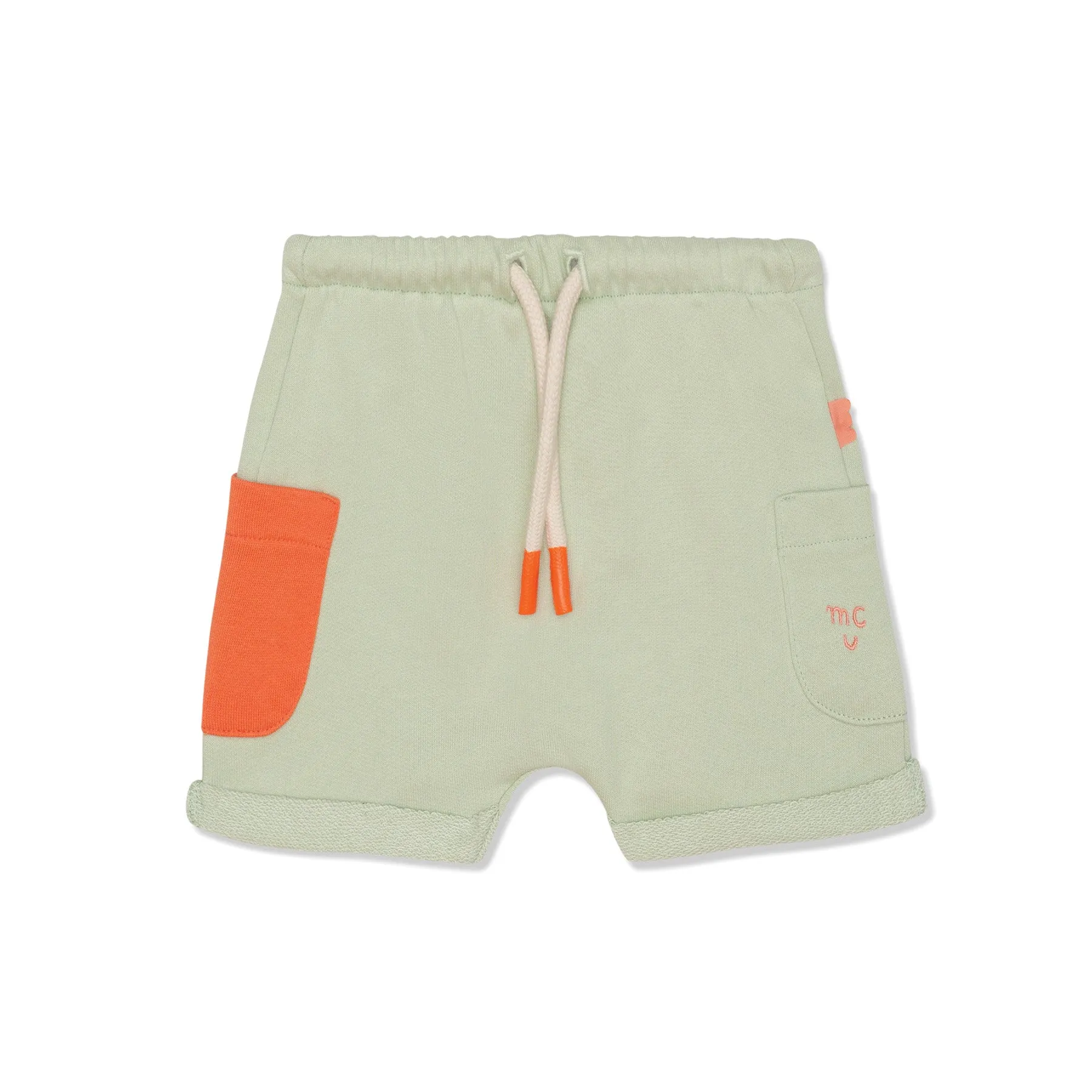 Recycled Cotton Cream Baby Shorts