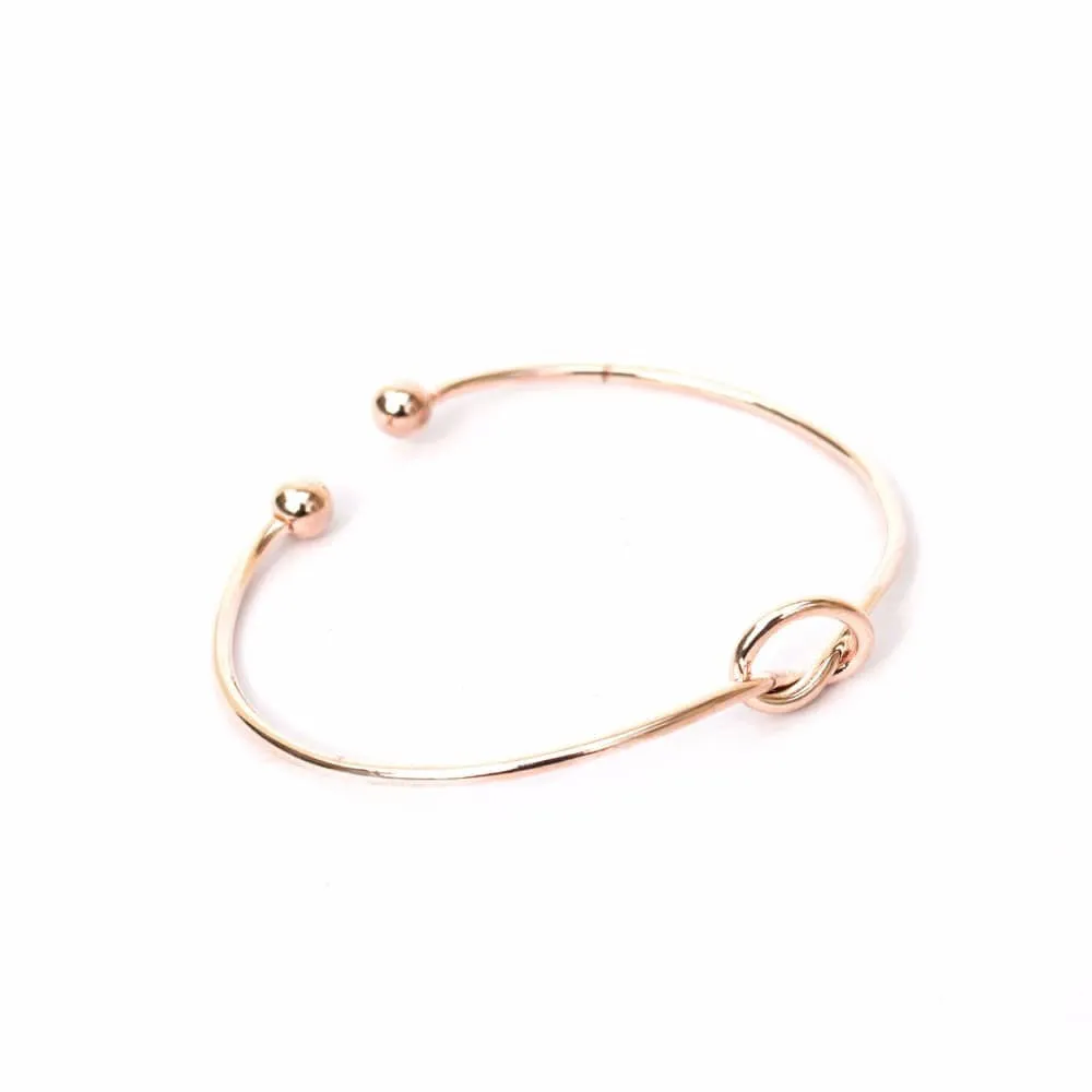 Rosegold Knot Bracelet