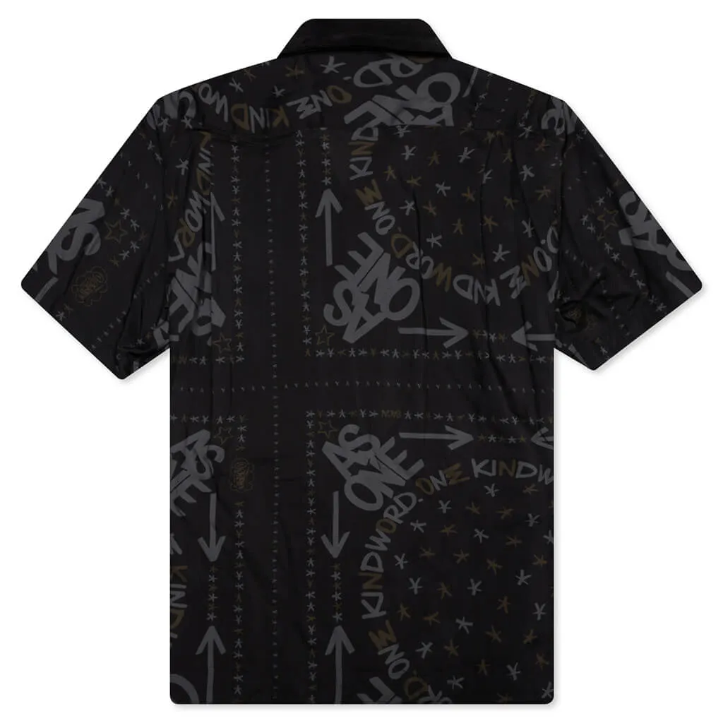 Sacai x Eric Haze Bandana Print Shirt - Black