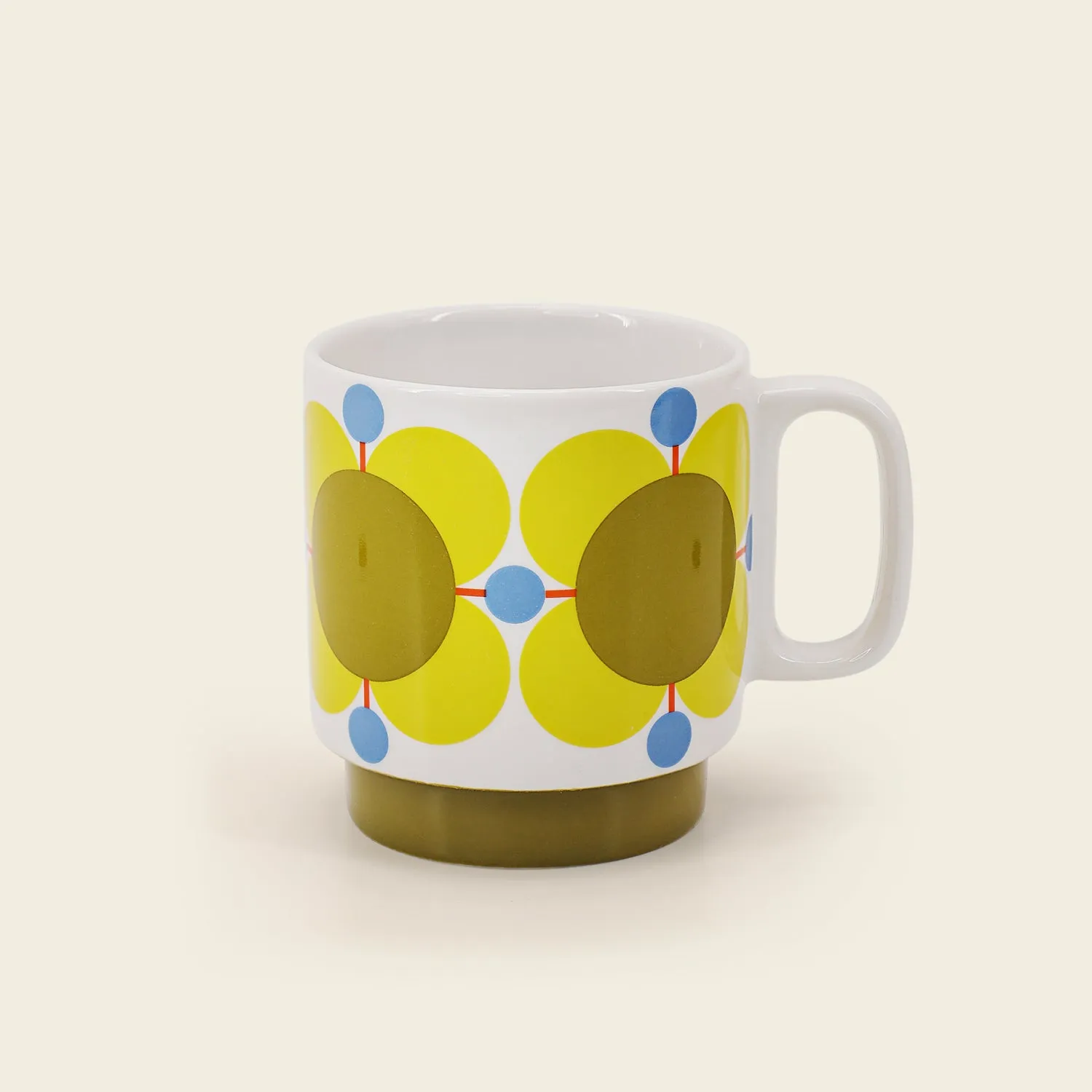 Set 2 Mugs - Atomic Flower Sky/Sunflower