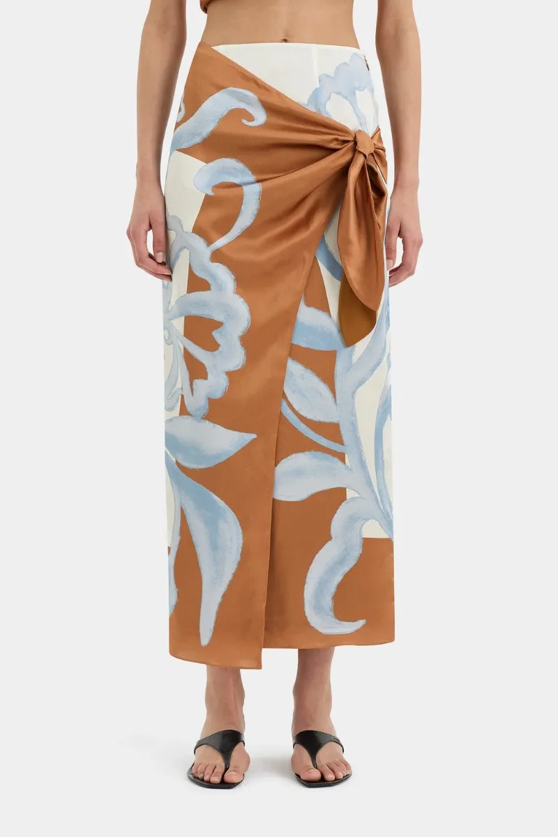 SORRENTO WRAP SKIRT-SCIARPA PRINT