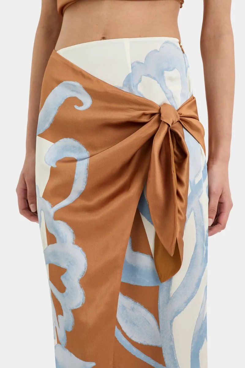 SORRENTO WRAP SKIRT-SCIARPA PRINT