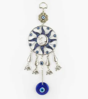 Sun, Moon and Stars Evil Eye Wall Hanging