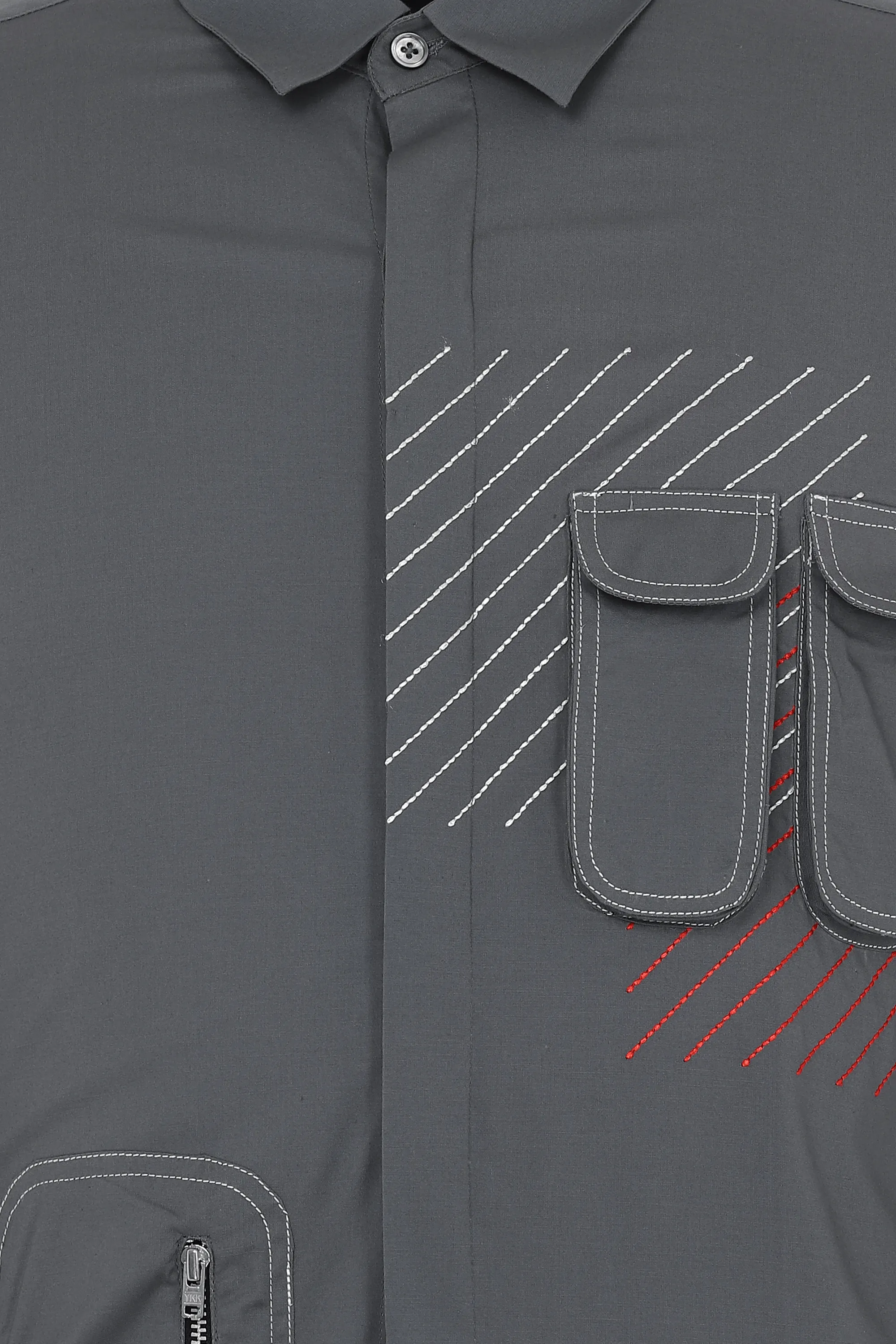 The Broken Signal Shirt With Utility Pocket