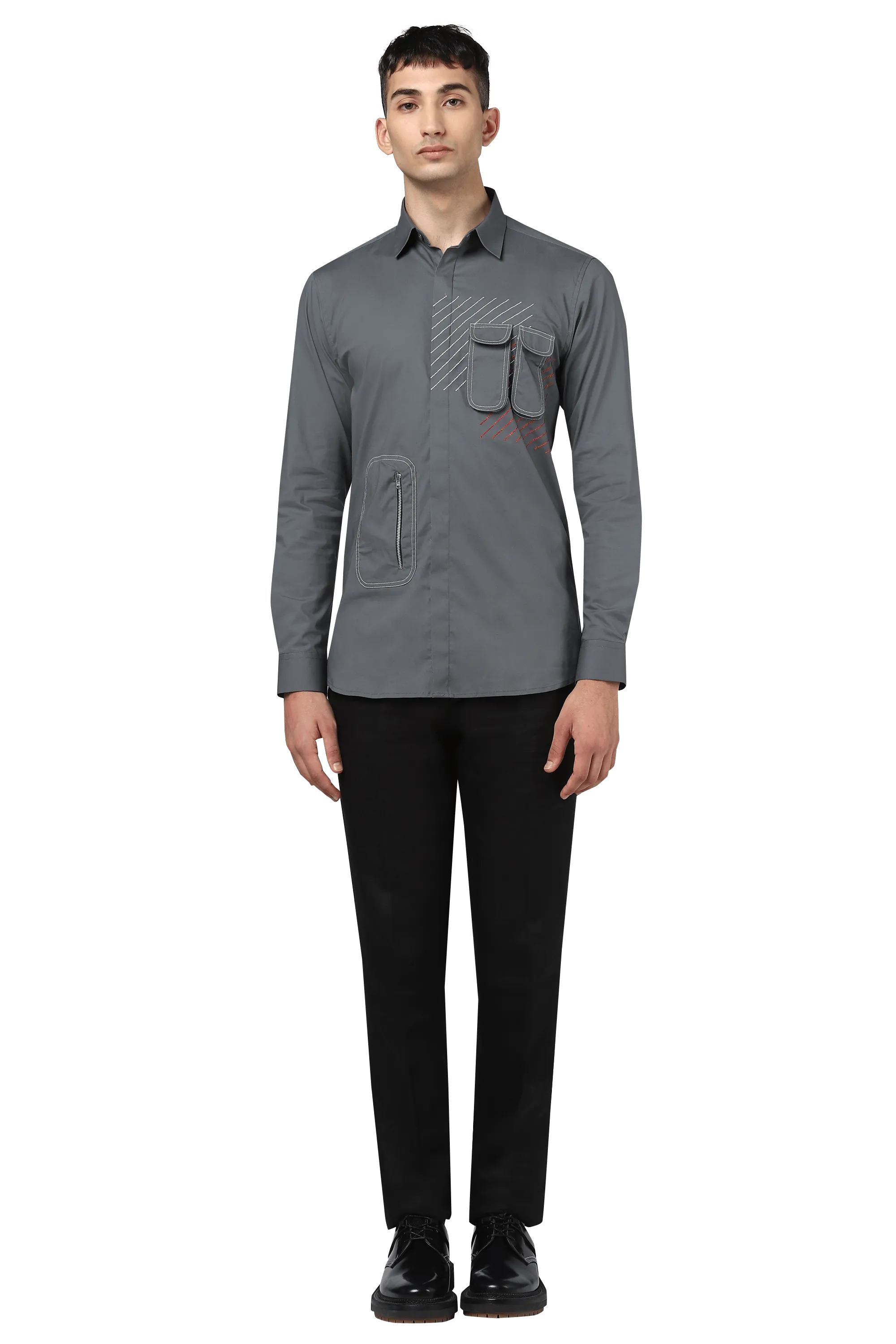 The Broken Signal Shirt With Utility Pocket