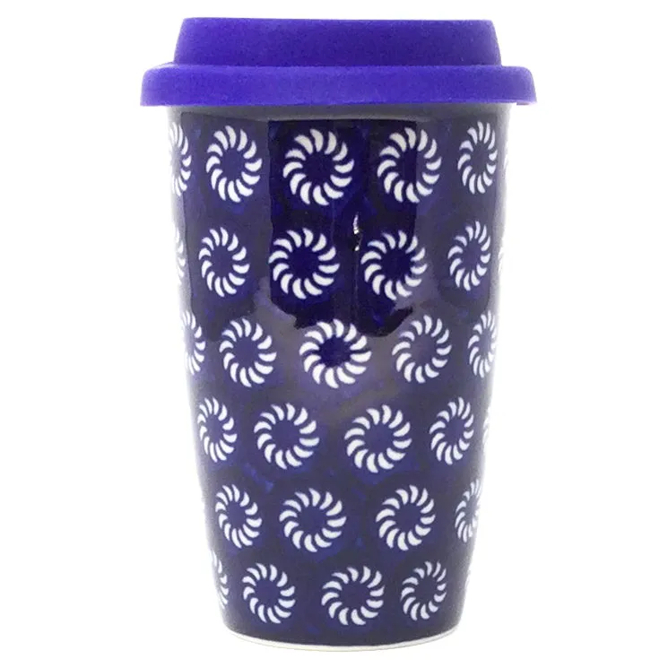 Travel Cup 14 oz in Pinwheels