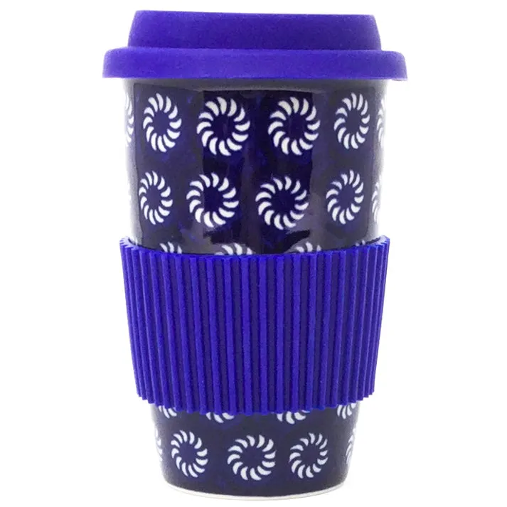 Travel Cup 14 oz in Pinwheels