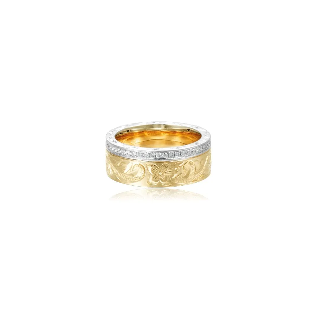 Two-Tone Mauna Kea Ring