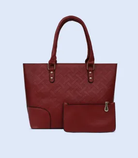 WB2766-MAROON-Women Shoulder Bag