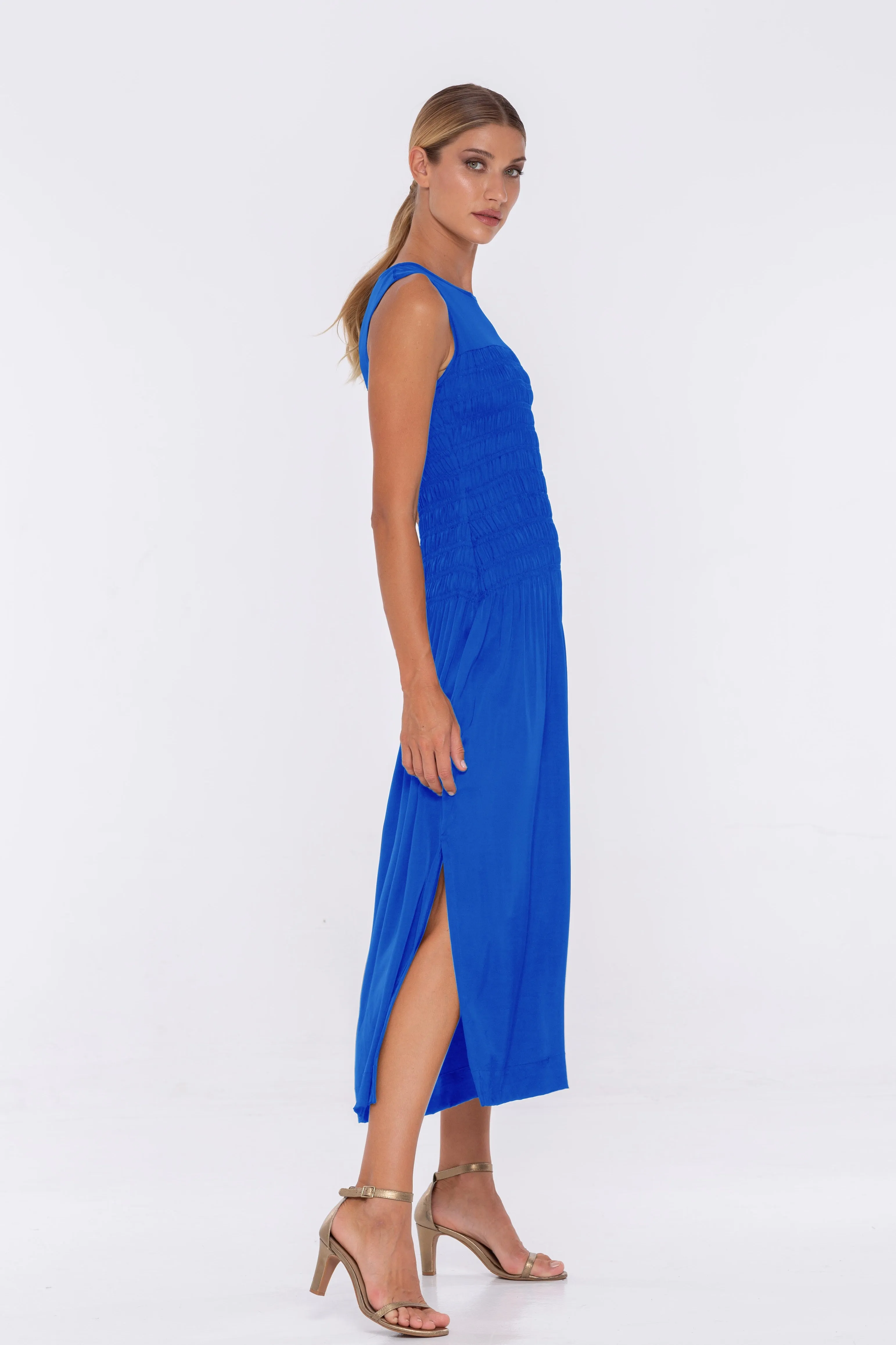 Will You Be Mine Dress - Cobalt