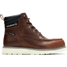 Wolverine Men's Trade Wedge Steel Toe WP Work Boot - Rust - W230056